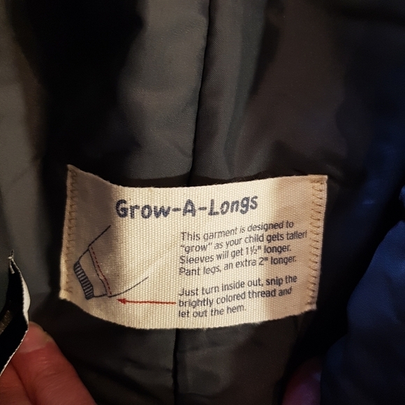 Lands' End Squall boys or girls 14S black snow pants EUC Super Warm - Picture 10 of 12